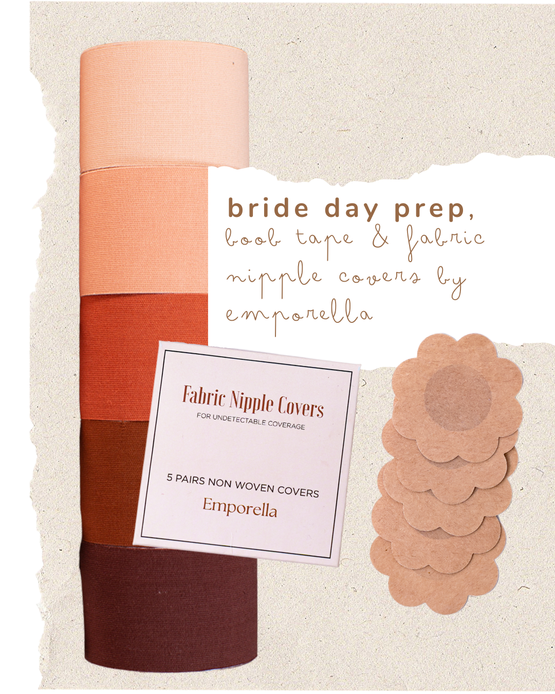 Emporella – Fita de moda/peito - Mulher por atacado – OFERTA 1 ~ 25 ROLLS OF BOOB TAPE 30% de desconto nas extremidades 10.04.242