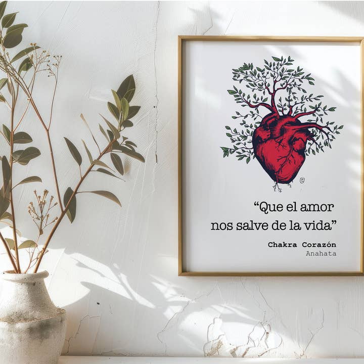 Mar&Ella - Wholesale Art print - Heart Chakra Art Print3