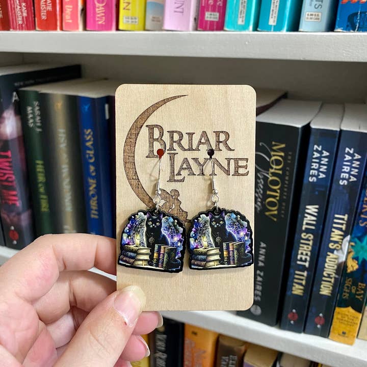 Briar layne - Wholesale Dangle Earrings - Mystic, Mythical, Cat & Book Lovers Earrings1