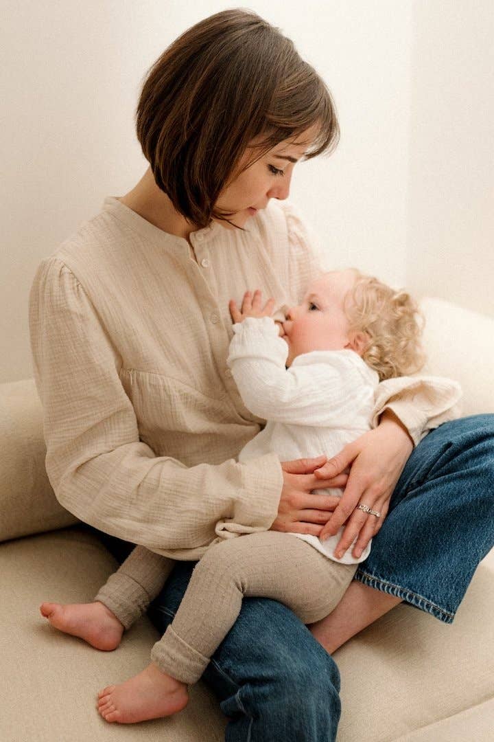 Mama Lova Milk Nursing Blouse for wholesale on Faire0