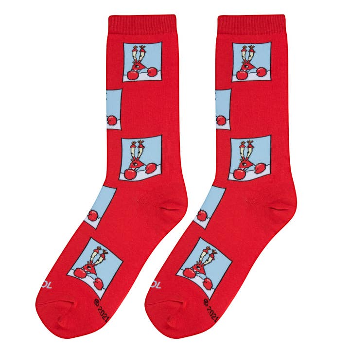 Cool Socks - Wholesale Socks - Unisex - Confused Mr Krabs Socks