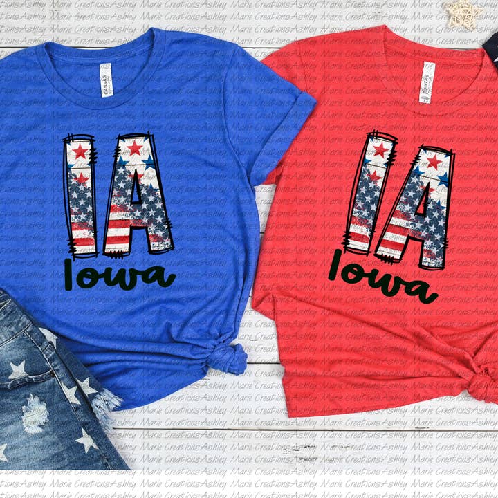 IA, Iowa voor wholesale door Ashley Marie Creations