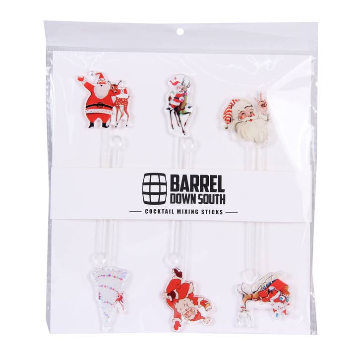 Christmas Cocktail Stirrers V4 for wholesale by Barrel Down South