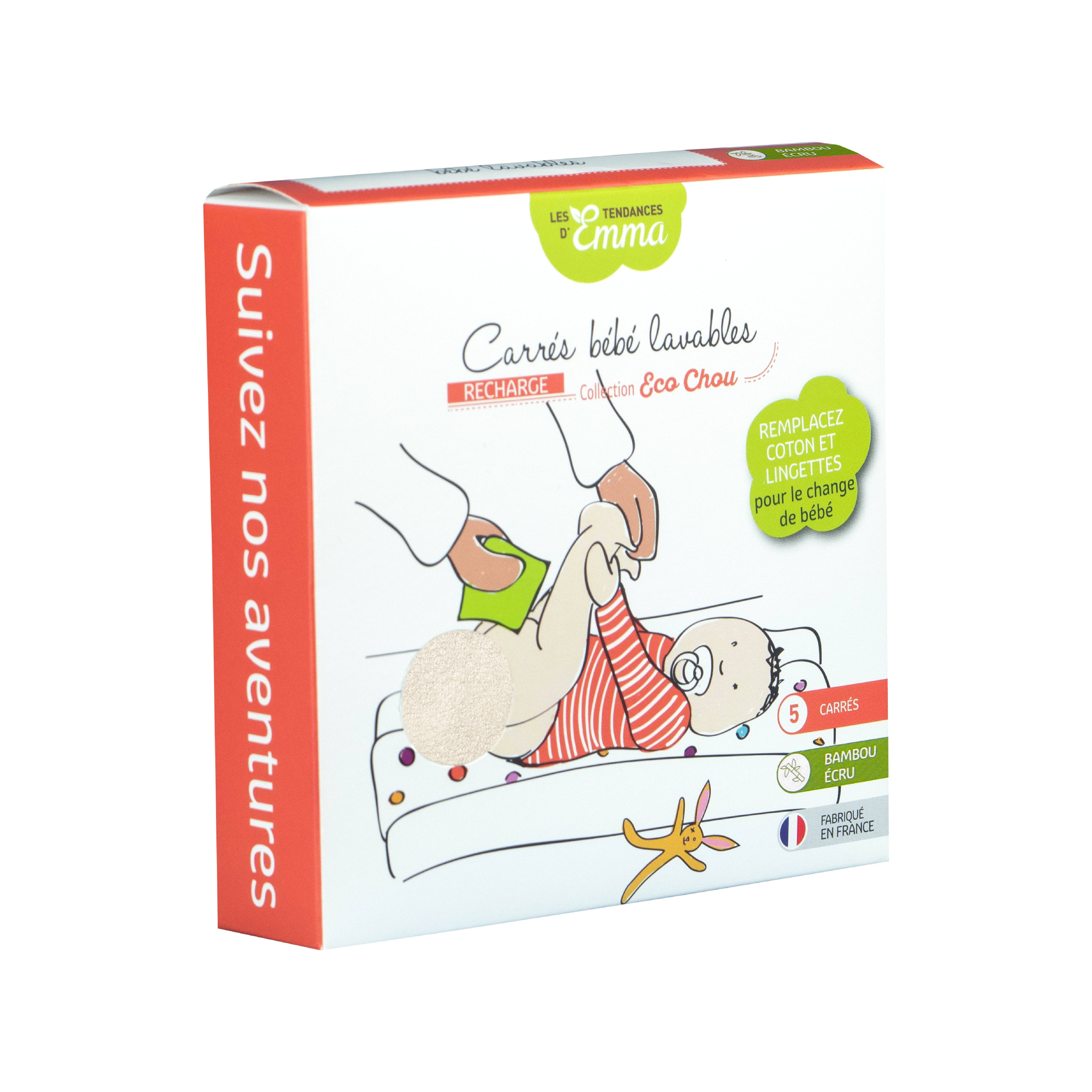 Les Tendances d'Emma - Wholesale Diaper (Cloth) - Baby - 5 Emma squares for babies15