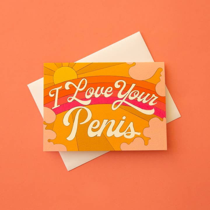 Tarjeta I Love Your Penis para venta al por mayor de Sunshine Studios