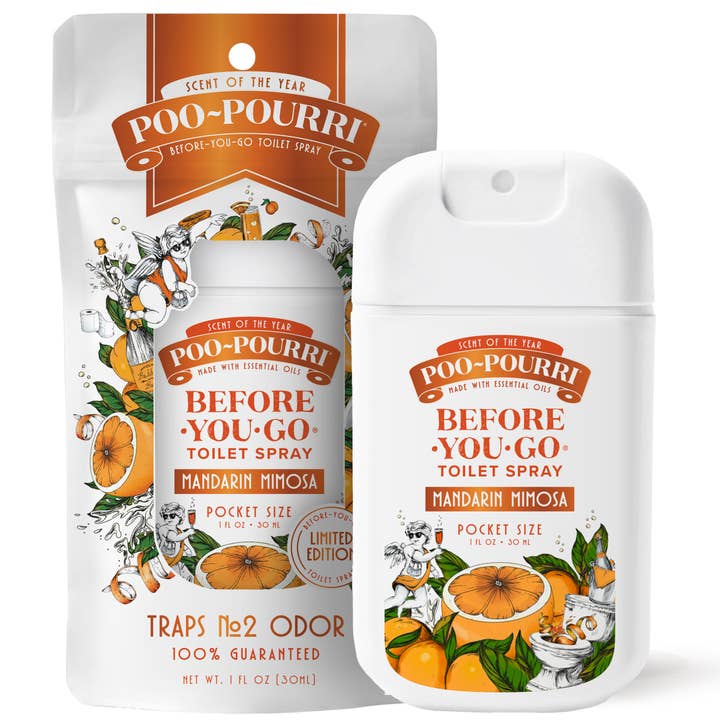 Poo~Pourri Mandarin Mimosa Vaporisateur de Poche 1oz, Poché pour la vente par ~Pourri