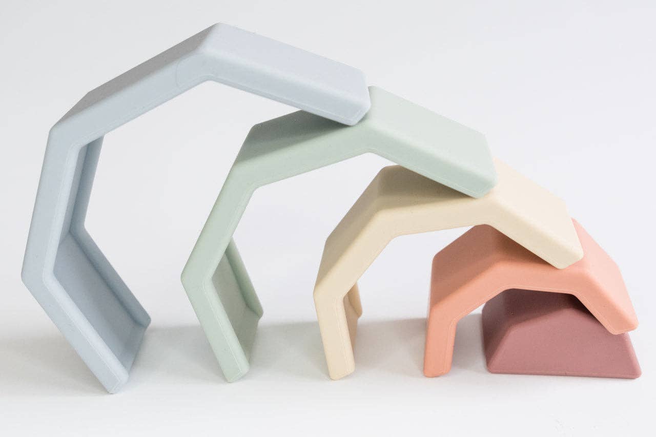 Babeehive Goods – wholesale Stacking rings game – Baby – Rainbow Stacking Toy6