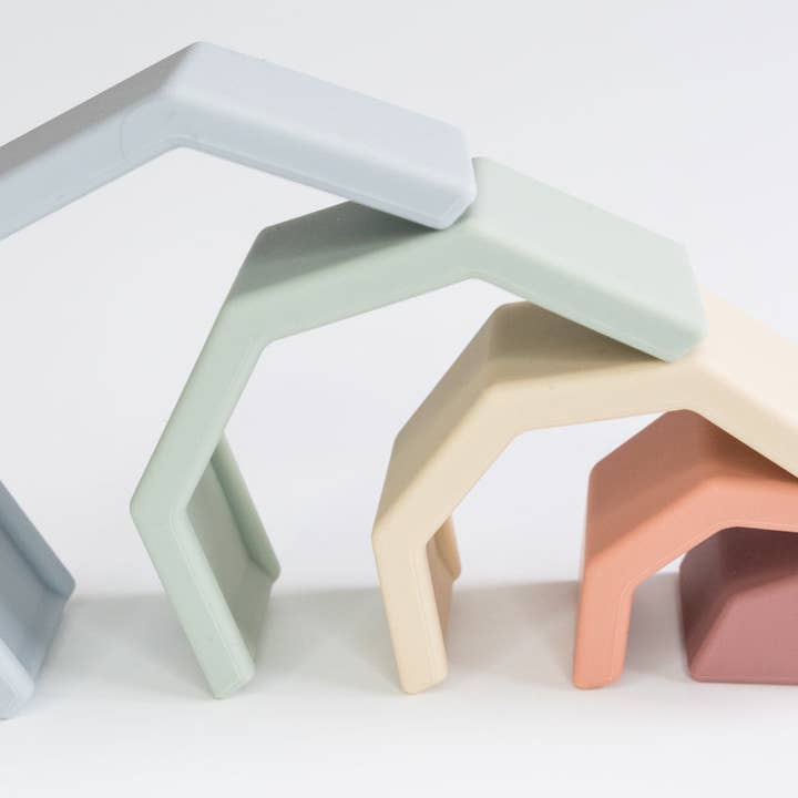 Babeehive Goods – wholesale Stacking rings game – Baby – Rainbow Stacking Toy6