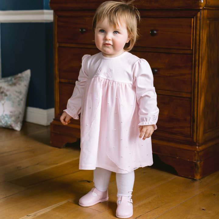 Kimberley Baby Meisjes Feestjurk met Strikpanty voor wholesale door Emile Et Rose