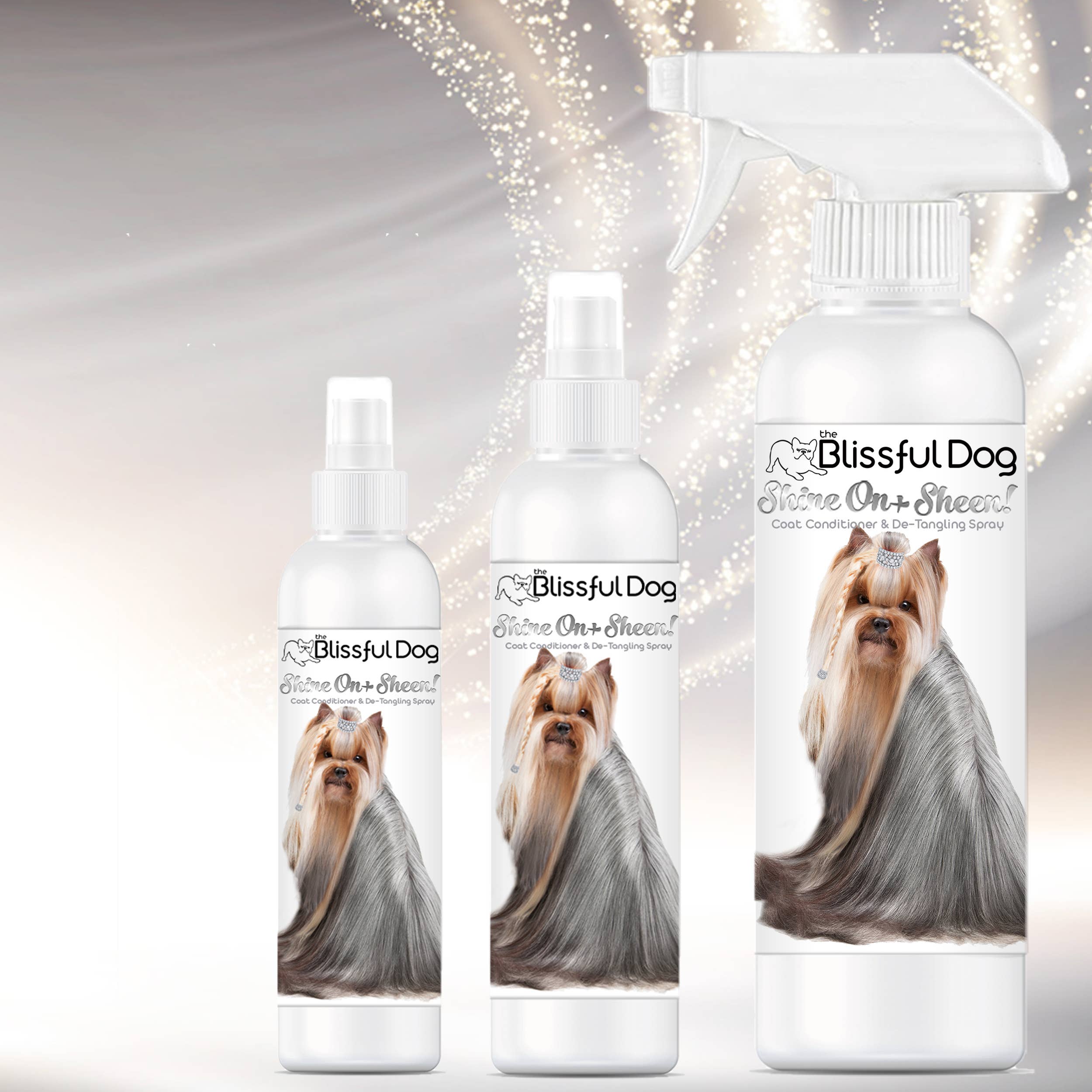 The Blissful Dog - Vente Après-shampoing – chien - Shine On+Sheen Après-shampooing et vernis à manteau canine2