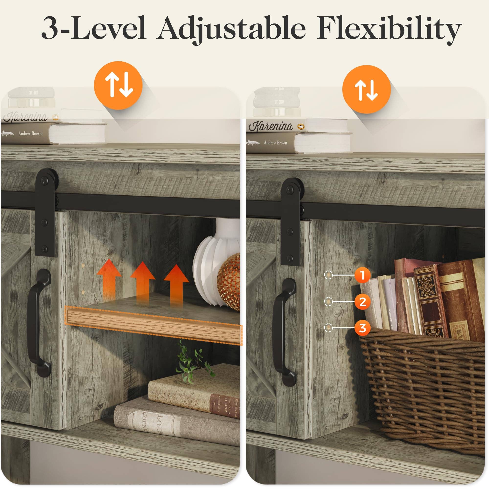 Heynemo - Wholesale Console Table - Farmhouse Entryway Table with Storage, 46" Console Table25