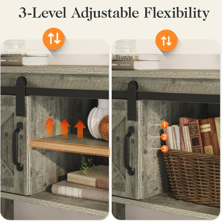 Heynemo - Wholesale Console Table - Farmhouse Entryway Table with Storage, 46" Console Table25