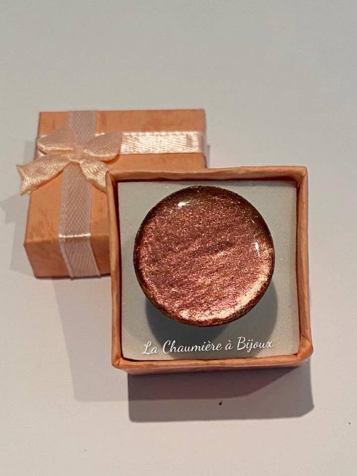 925 silver taupe ring for wholesale by La Chaumière à Bijoux