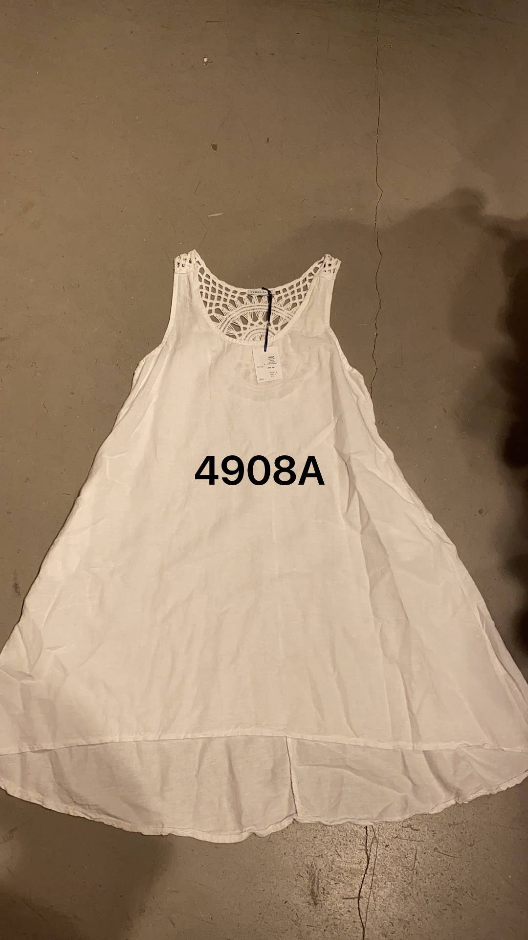 LÉA & LUC – wholesale Dress – Women's – Sleeveless long dresses in 100% Linen REF. 490819