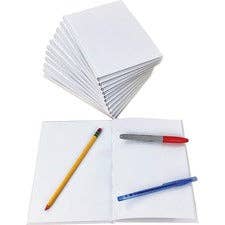 Everyday Supply Co - Wholesale Notebook - Ashley Hardcover Blank Book, 28 Pages, 6"x8", 12 Pack