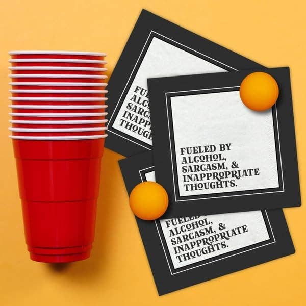 Twisted Wares - Wholesale Disposable Napkin - Funny Cocktail Napkins | Sarcastic Humor | Adult Gift4