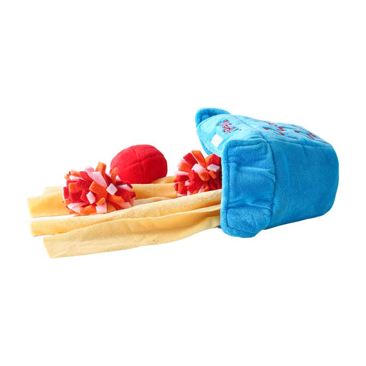 LUFTPETS - Wholesale Pet Plush Toy - Dog - Pasta Snuffle Toy for Dogs – Crinkly & Squeaky Enrichment 26