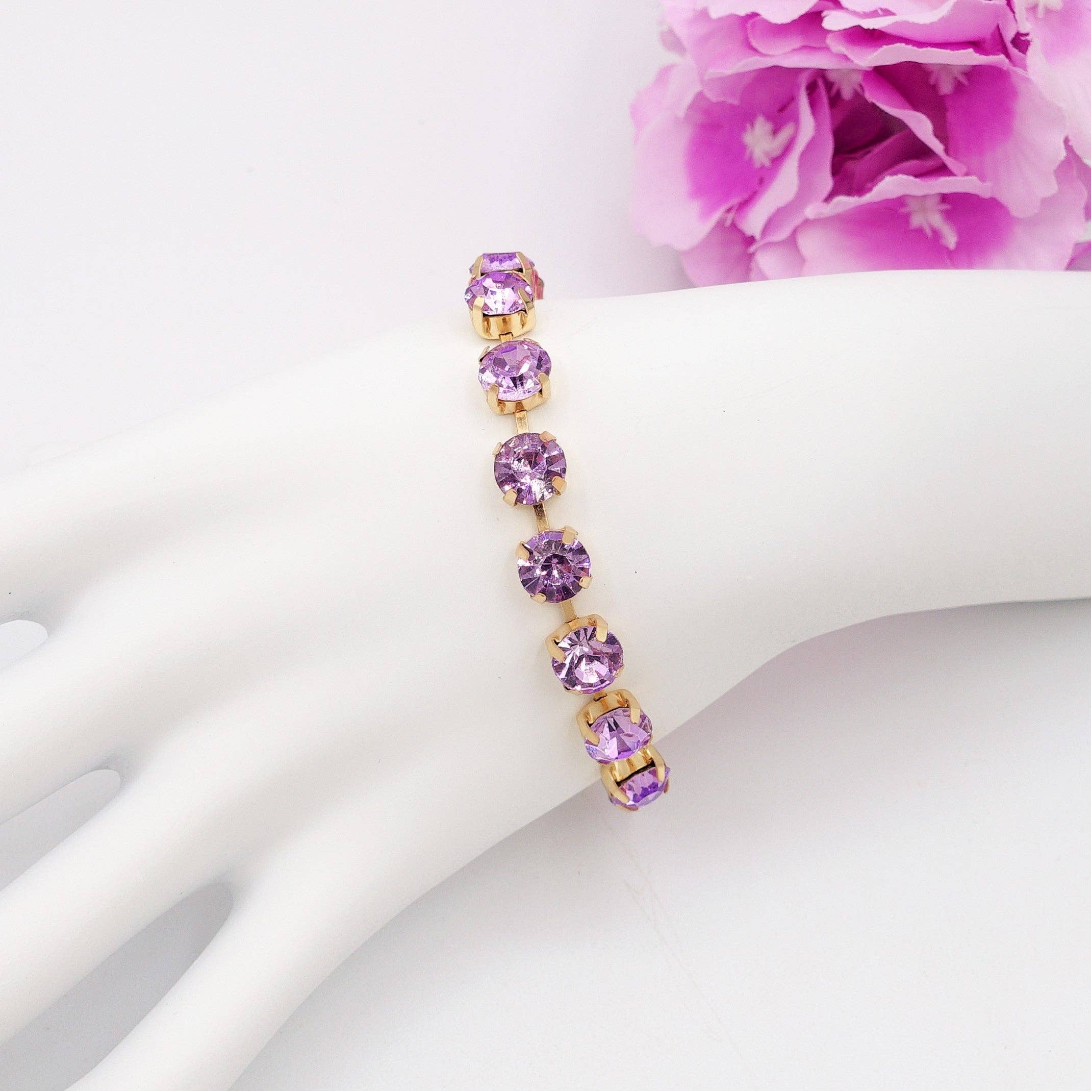 Daemon srls - Wholesale Tennis Bracelet - MICHELLE-BRACCIALE con pietre sfaccettate - LUCE COLLECTION4