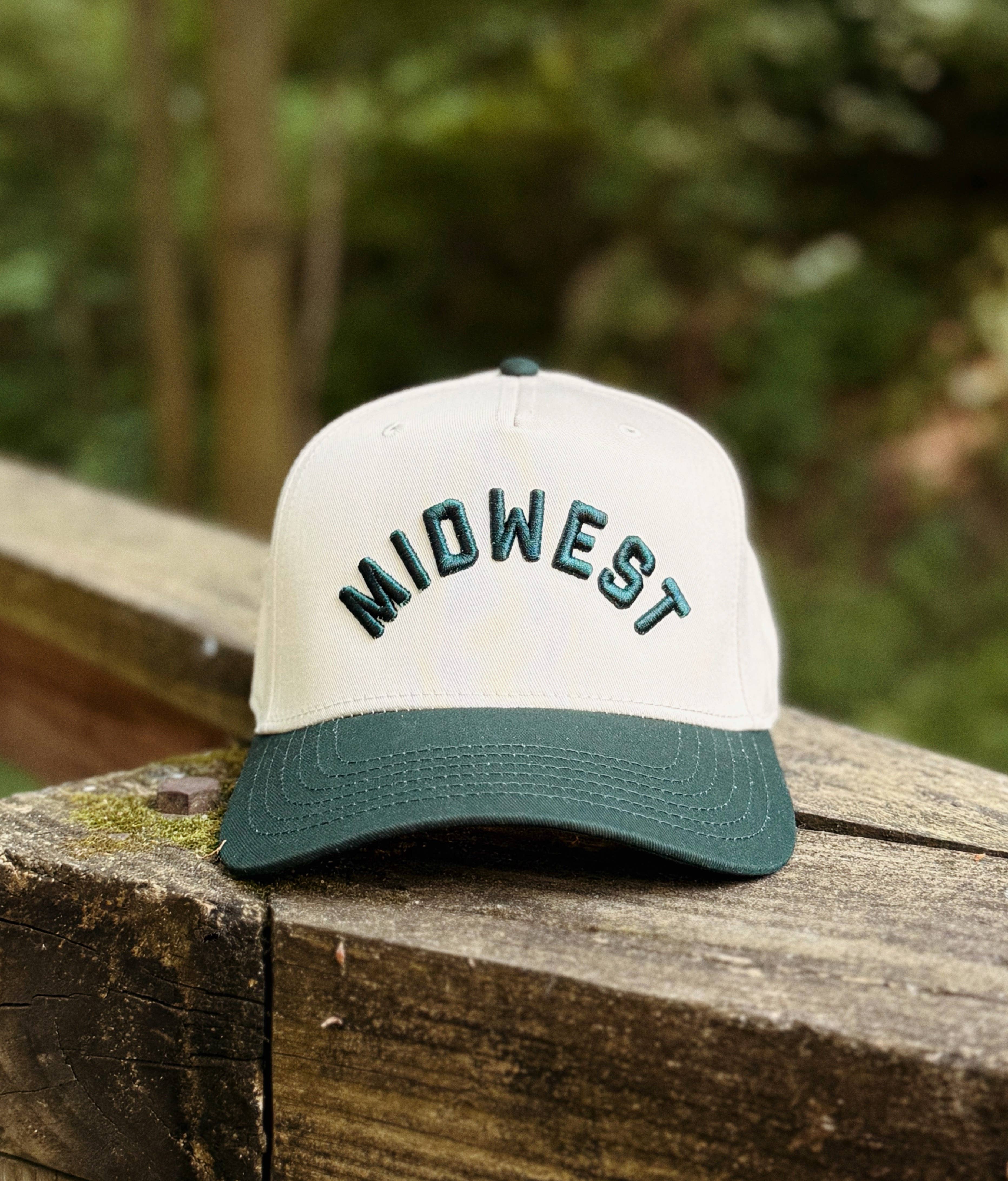 Jupmode - Wholesale Baseball Cap - Unisex - Midwest Two Tone Puff Embroidered Hat2