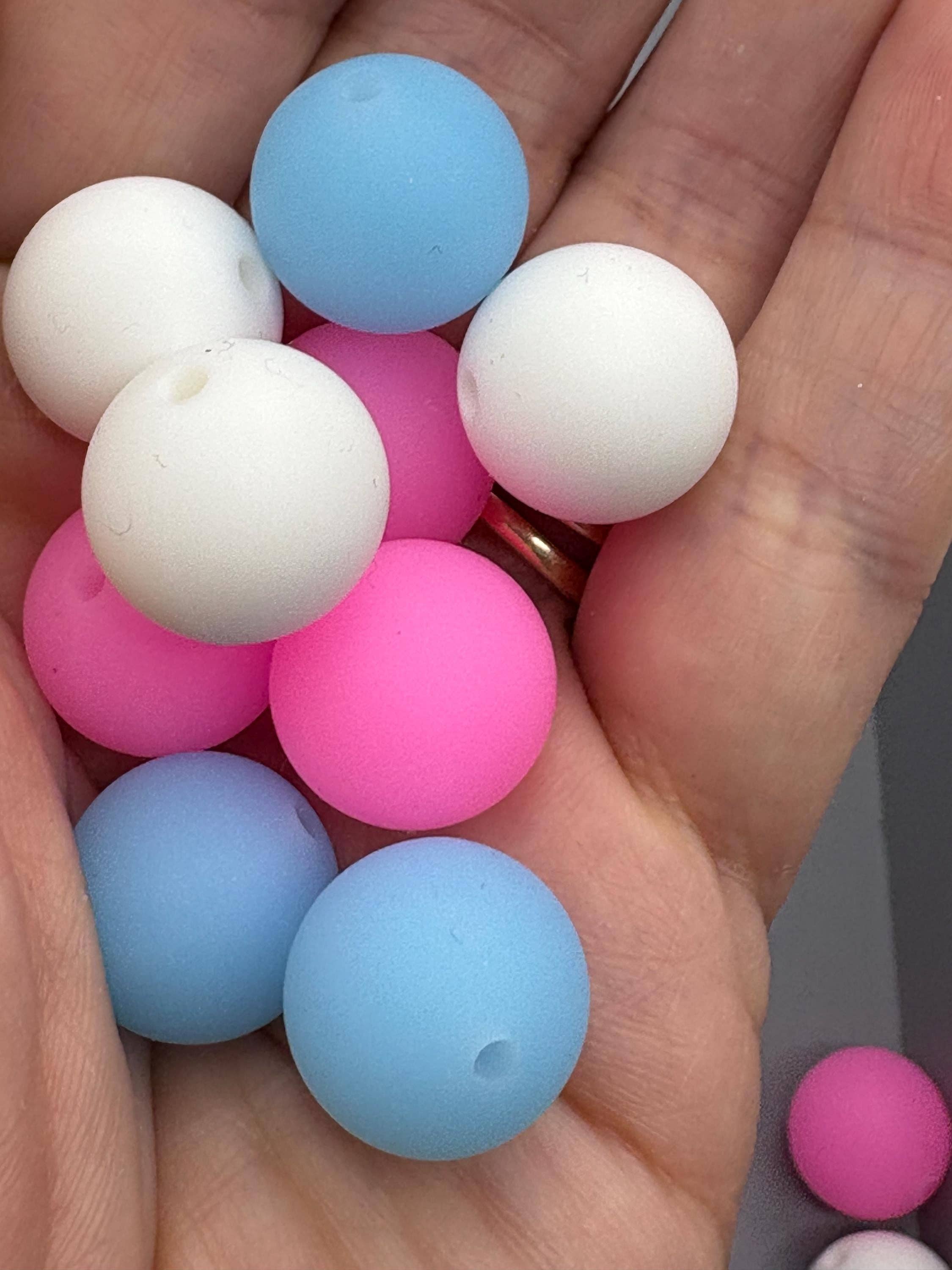 ASAP Craft Supplies - Wholesale Beads - Glow  Silicone Beads - 15mm3