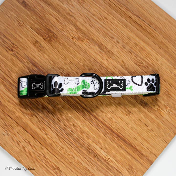 The Muttley Club - Wholesale Pet Collar - Dog - Give A Dog A Bone Adjustable Collar1