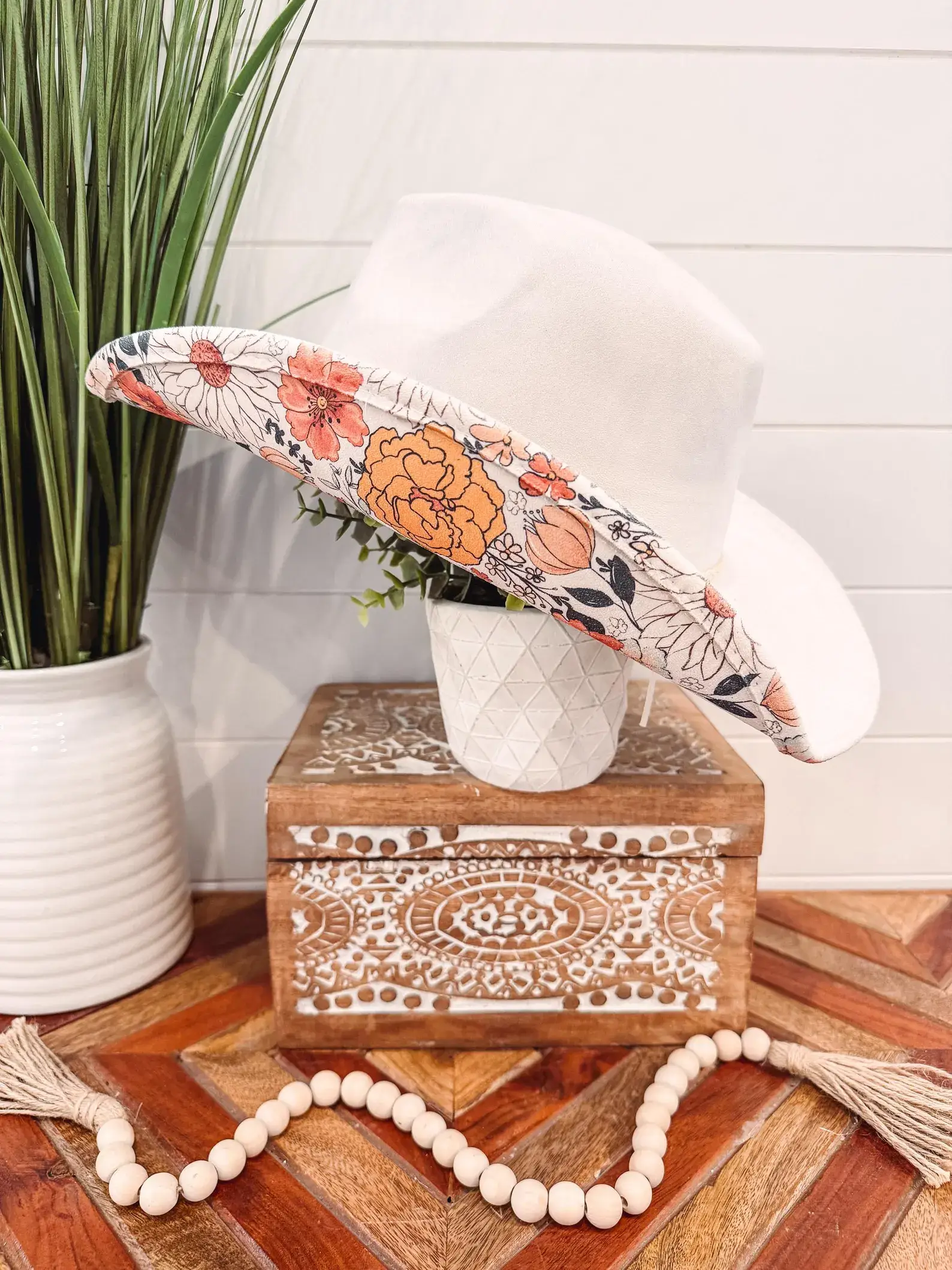 Willie & Dolly Designs - Wholesale Cowboy Hat - Women's - Floral Print Hat4