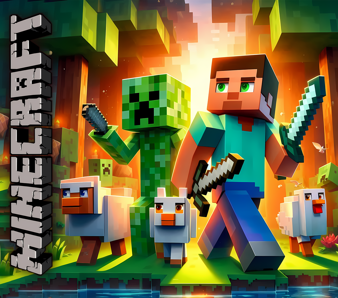 SubliMasterUK - Wholesale Coffee Mug - Minecraft-Themed Mugs – 20 Full-Color Designs!  11 oz sublimation mugs35