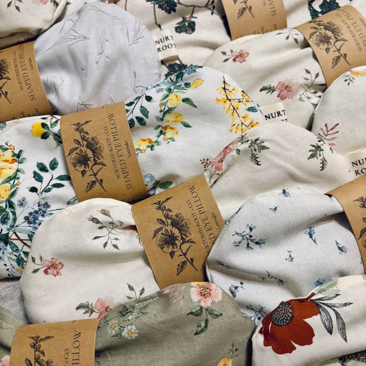 Nurtured Root + Co. - Wholesale Spa/Therapy Pillow - Hot & Cold Shaped Eye Pillow
