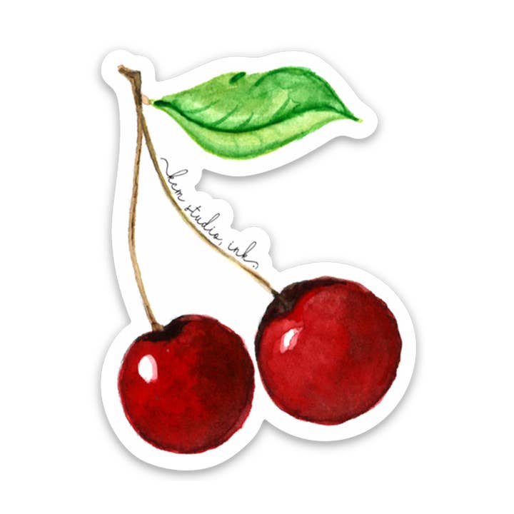 Cherry Sticker for wholesale by KCM Studio INK