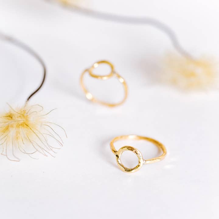 Amsha - Wholesale Band/Stacked Ring - Circle Stacking Ring