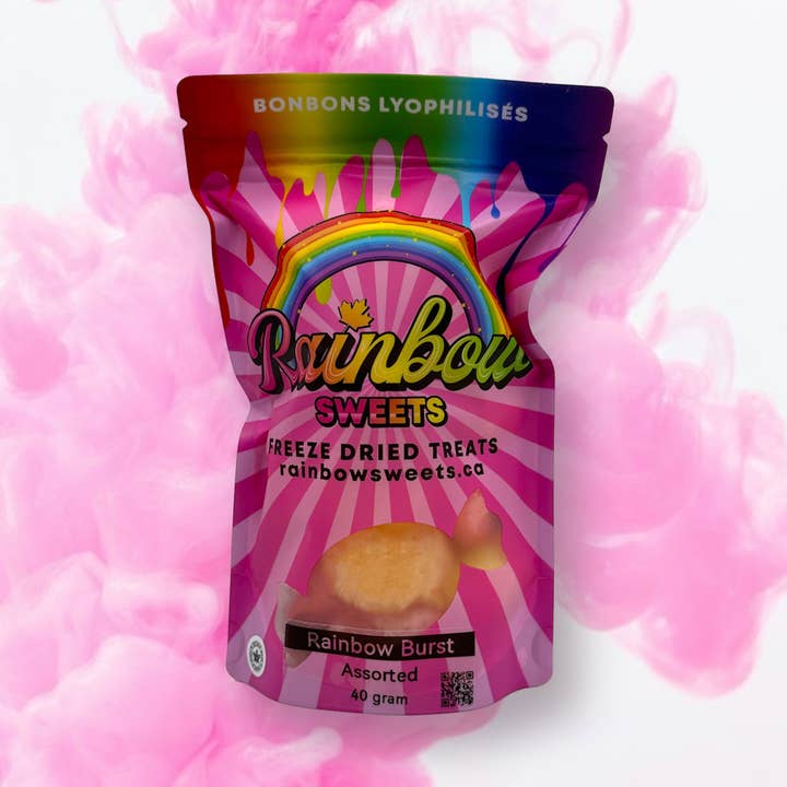 Explosion Arc-en-ciel Lyophilisée pour la vente par Rainbow Sweets
