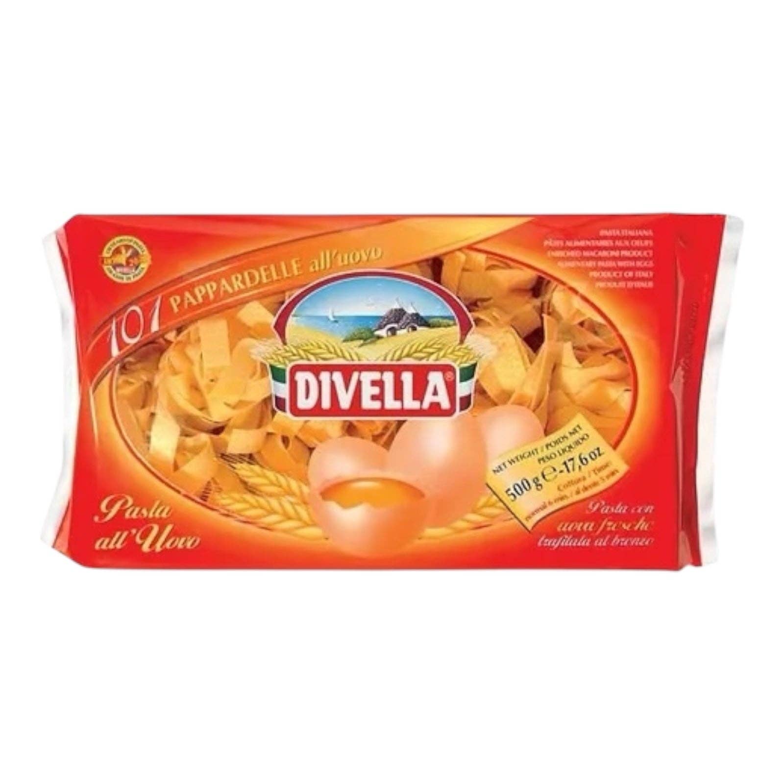 Made in eatalia – wholesale Pasta – Divella Pappardelle all'Uovo no.101 500g0