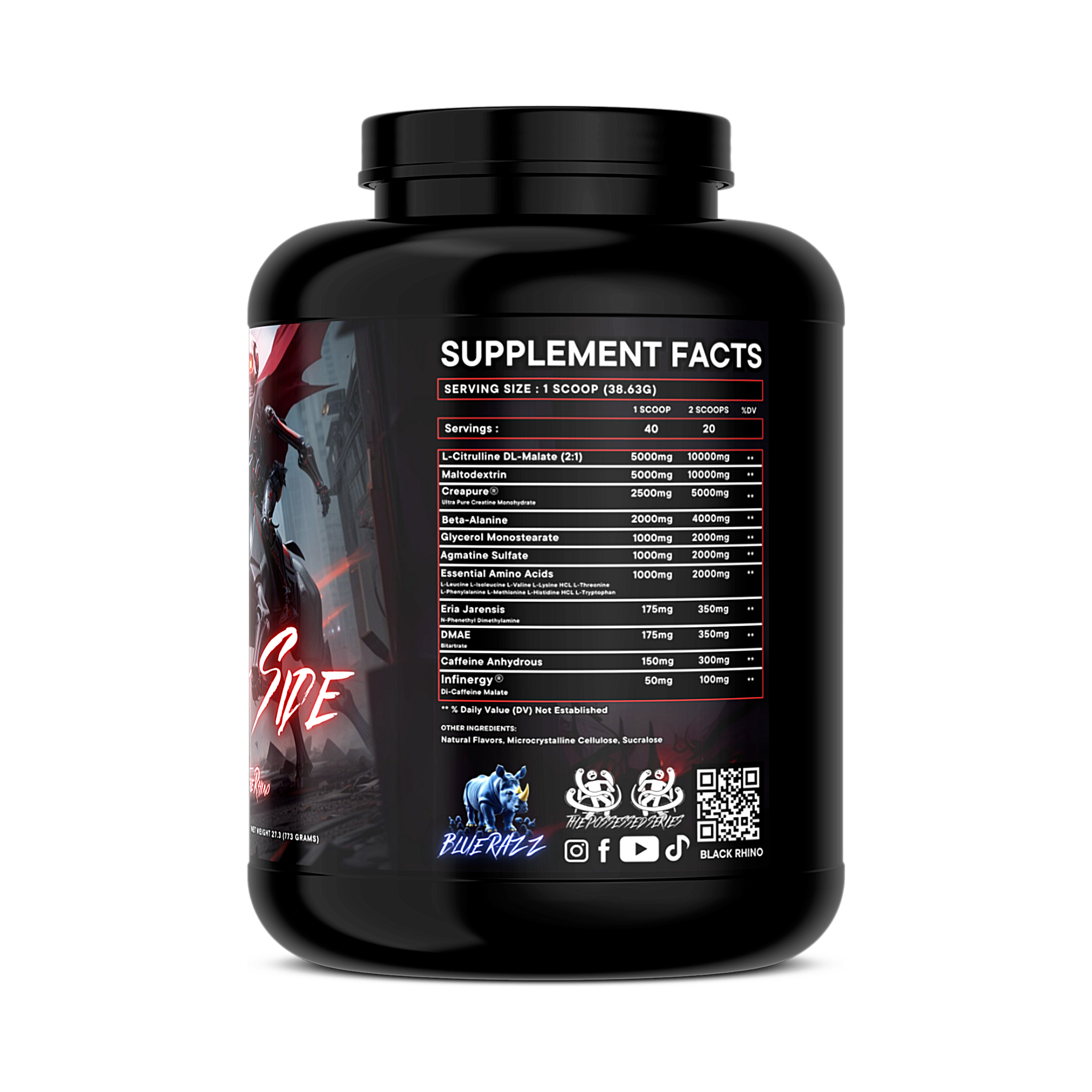 Mass Cast, LLC - Wholesale Oral Supplement/Vitamin - Dark Side Of The Rhino Extreme Pre-Workout1
