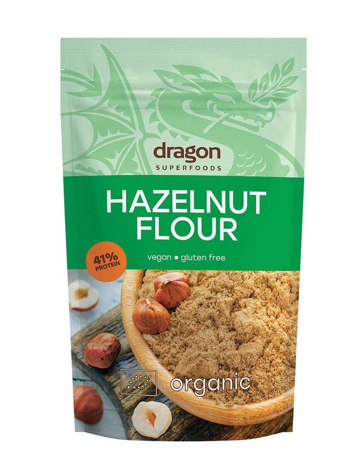 Haselnussmehl, Bio, Drachen-Superfoods, 200g für den Großhandel von Smart Organic