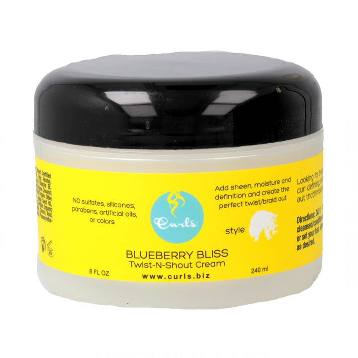 Curls Blueberry Bliss Twist-N-Shout Cream 240 ml for wholesale by SUBLIME BEAUTY WHOLESALER SL