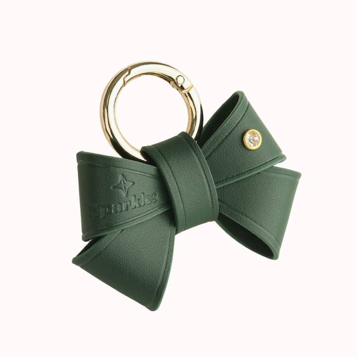 Baby Pink Centerpiece Leather Bow #1 for wholesale by Xparkles