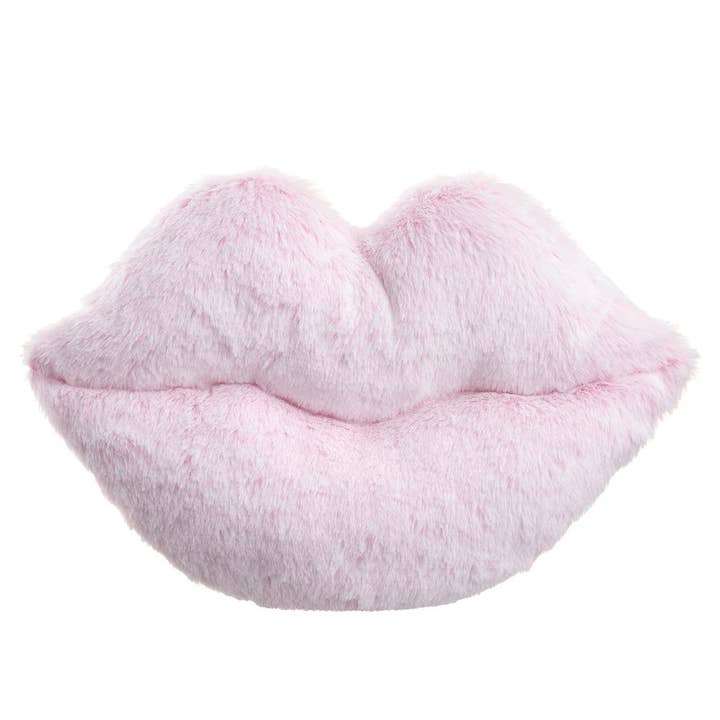 Cupid's Valentine - Almohada de Labios de Peluche 12.5" Rosa Claro para venta al por mayor de Dunn Deals