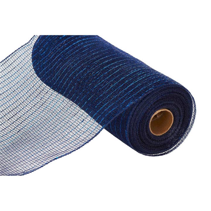 Decorative Mesh Roll 10" x 10yd - Navy for wholesale by Portofino International Trading, USA