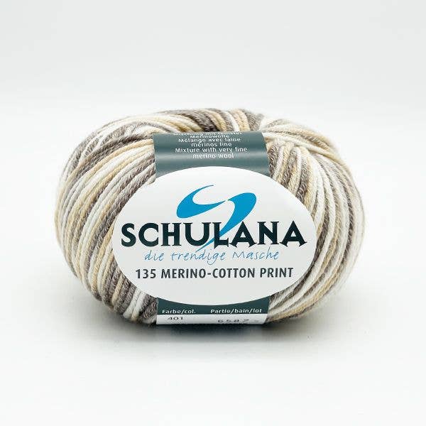 SCHULANA - Wholesale Yarn - 135 merino-cotton print wool3