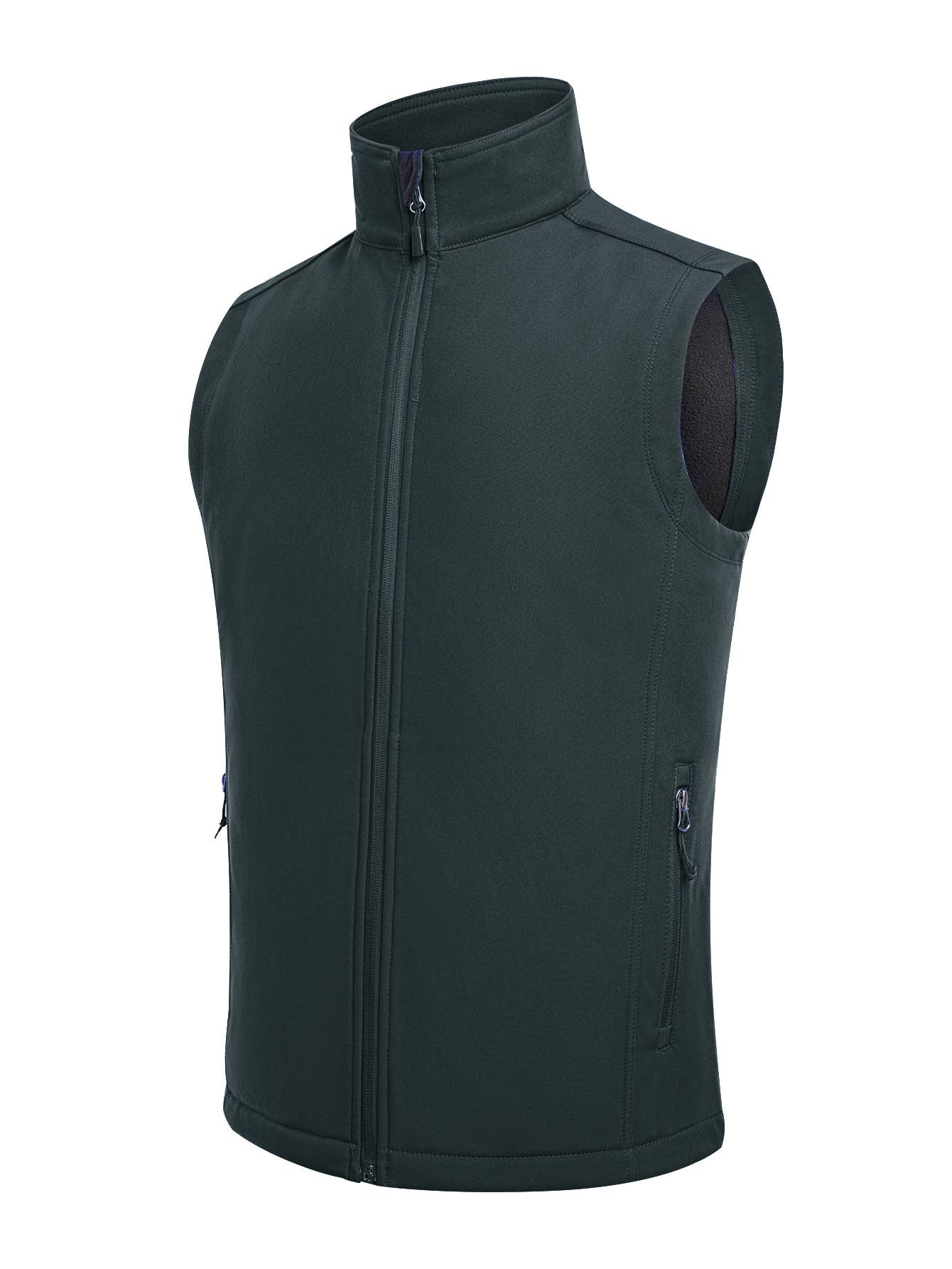 LeeHanTon - Wholesale Outerwear Vest - Men's - LeeHanTon Men’s Micro Fleece Lined Core Shell Vest0