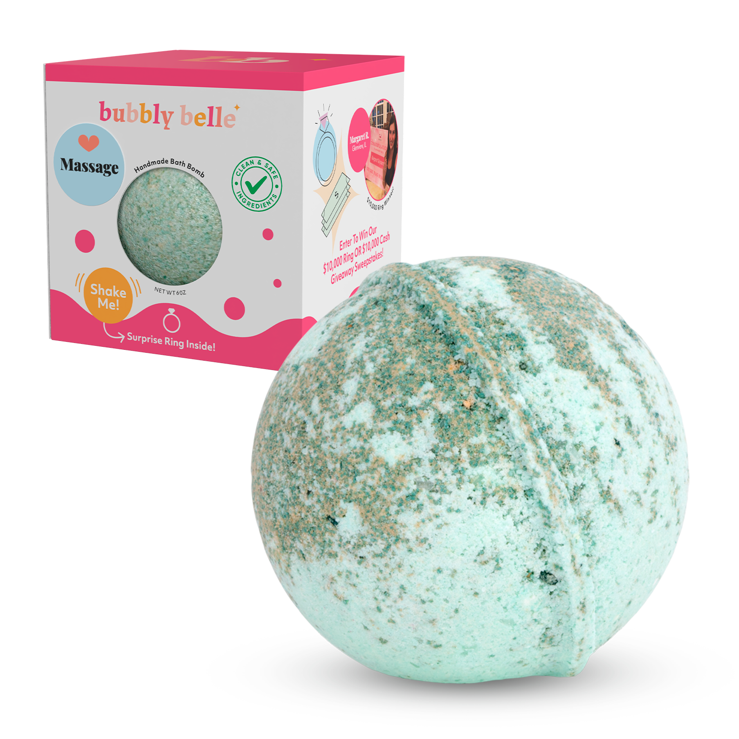 Bubbly belle bath hot sale bombs with rings