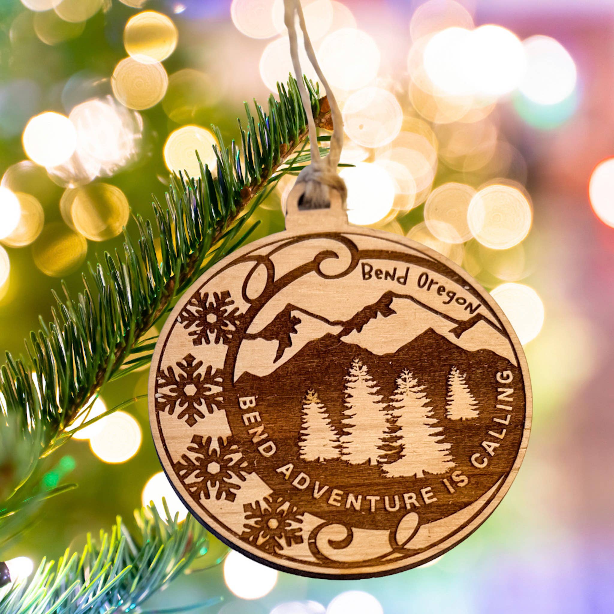 Wild Larch Creative - Wholesale Ornament - CUSTOM Wood Ornament | Custom Christmas Wood Ornament Eco22