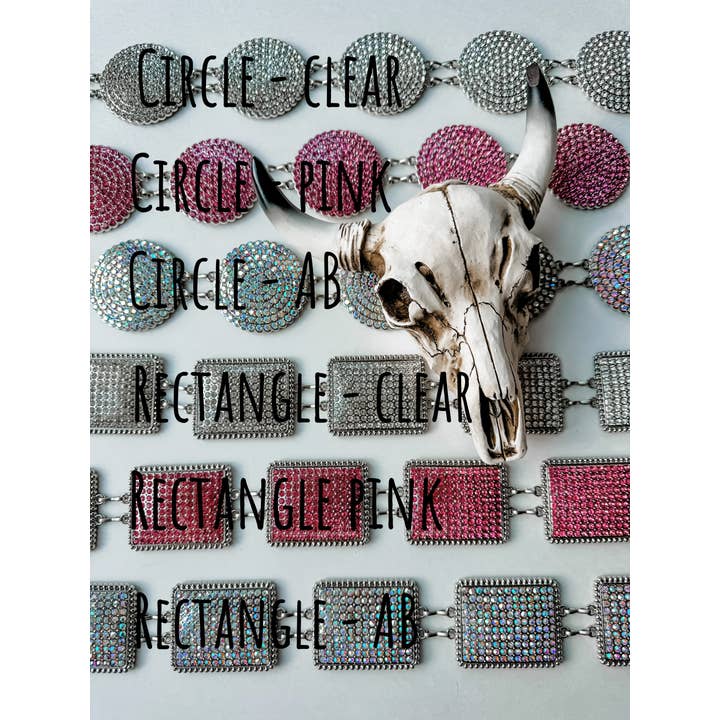 Boho Ranch Shop - Wholesale Belt - Women's - Bling Statement Western Chain Belt3