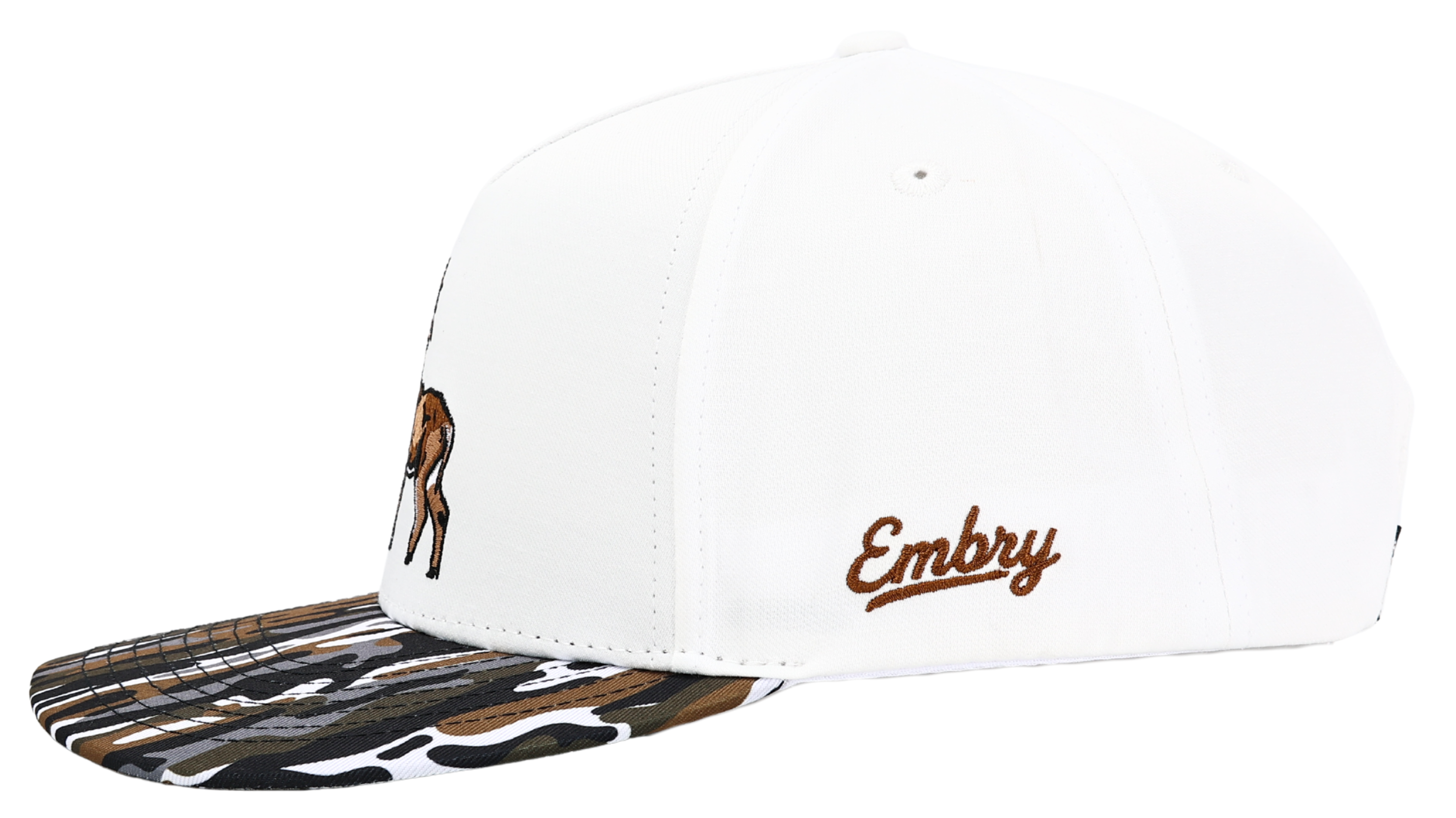 Embry Outdoors - Wholesale Trucker Hat - Unisex - White Ranch Camo "Buck"2