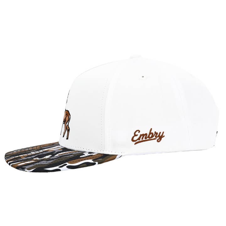 Embry Outdoors - Wholesale Trucker Hat - Unisex - White Ranch Camo "Buck"2