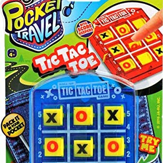 JA-RU Tic Tac Toe de poche 1 par carte pour la vente par Shop The King