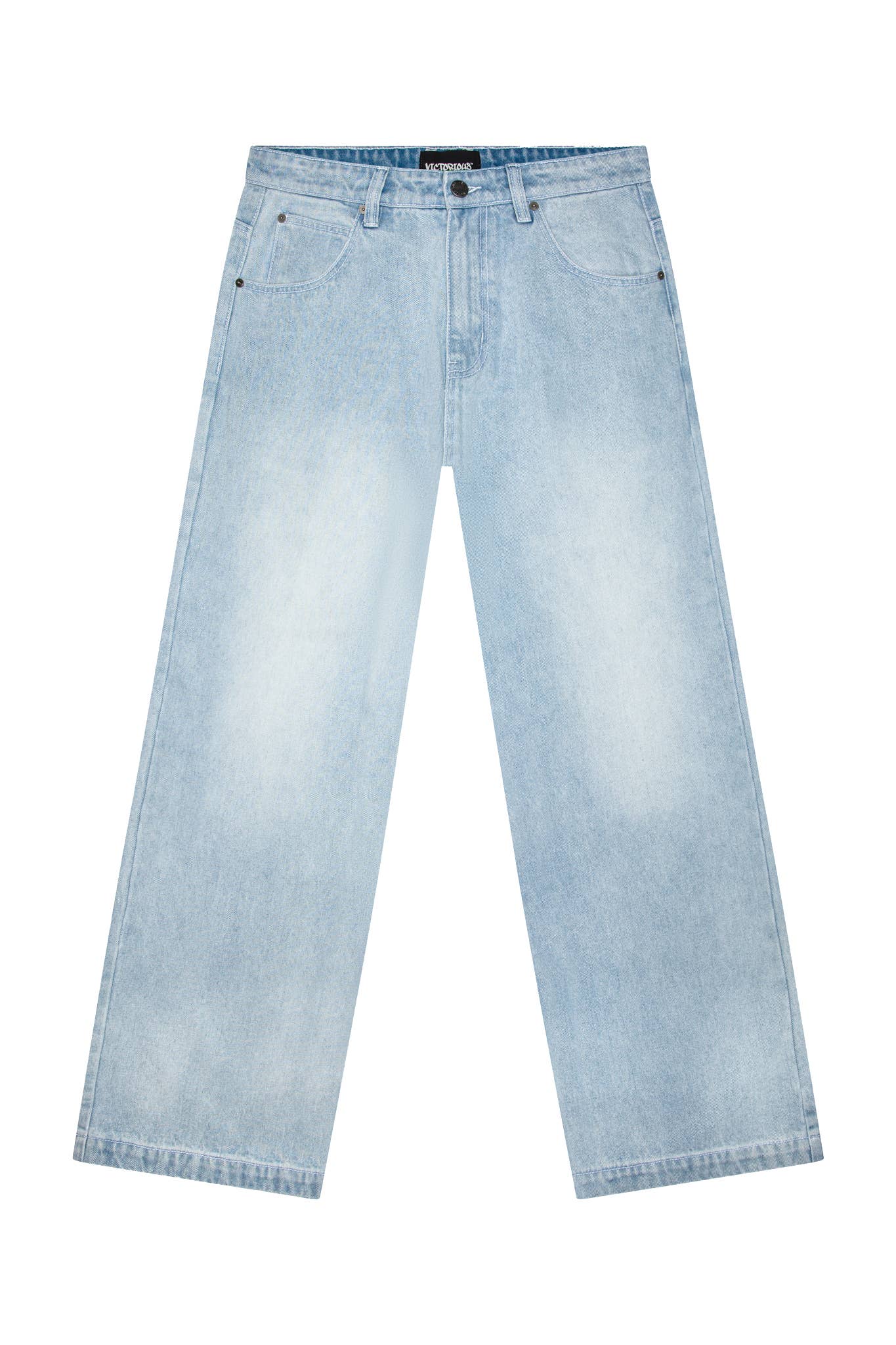 Victorious - Wholesale Jeans - Men's - DL981 Ultra Baggy Y2K Wide-Leg Denim Jeans4