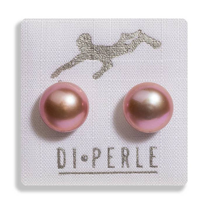 Pärlörhängen | 9 - 10 mm | naturlig färg | 925 för wholesale av Di Perle GmbH