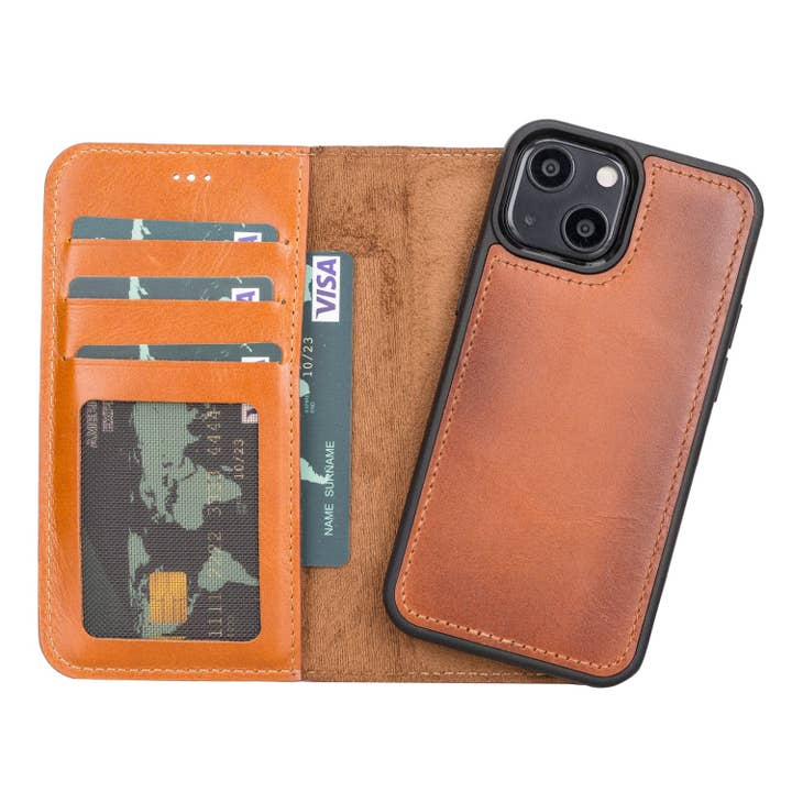 Funda tipo cartera para iPhone 15+ para venta al por mayor de Bomonti