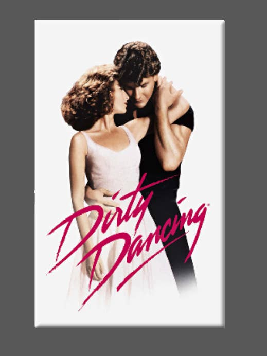 DIRTY DANCING, Magnet, Button, Mirror, Fridge Magnet, SWAYZE for wholesale by Ba Ba Buttons